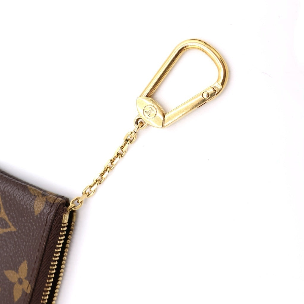 LOUIS VUITTON(ルイヴィトン) モノグラム ポシェット・クレNM ブラウン PVCレザー コインケース M60033 レディース