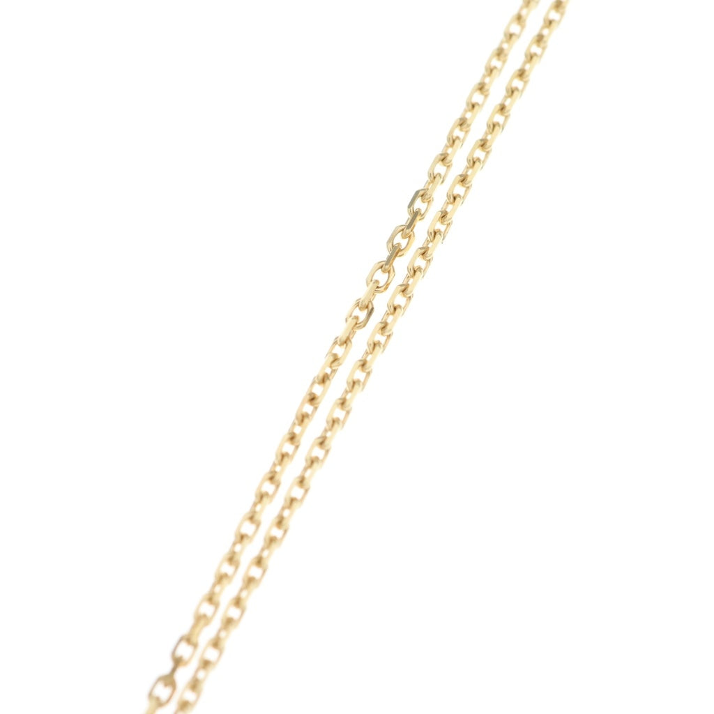 Van Cleef & Arpels(ヴァンクリーフアンドアーペル) ヴィンテージアルハンブラ オニキス ネックレス ペンダント チェーン ゴールド×ブラック Au750 レディース