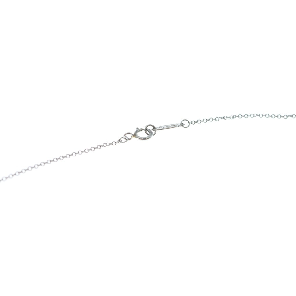 TIFFANY & Co.(ティファニー) ペーパーフラワー ファイヤーフライ タンザナイト ネックレス ダイヤモンド PT950 プラチナ シルバー/ブルー レディース