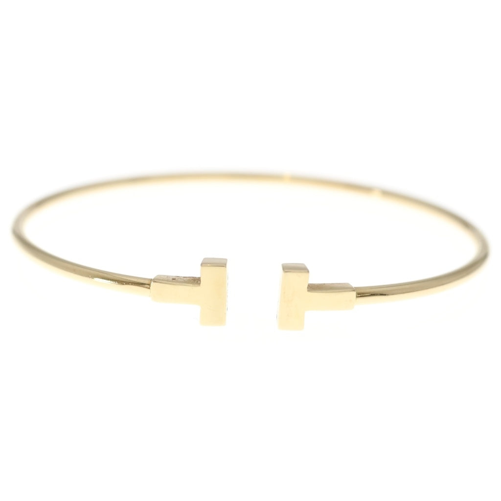 TIFFANY & Co.(ティファニー) Tワイヤー Au750 K18PG ブレスレット バングル ピンクゴールド レディース