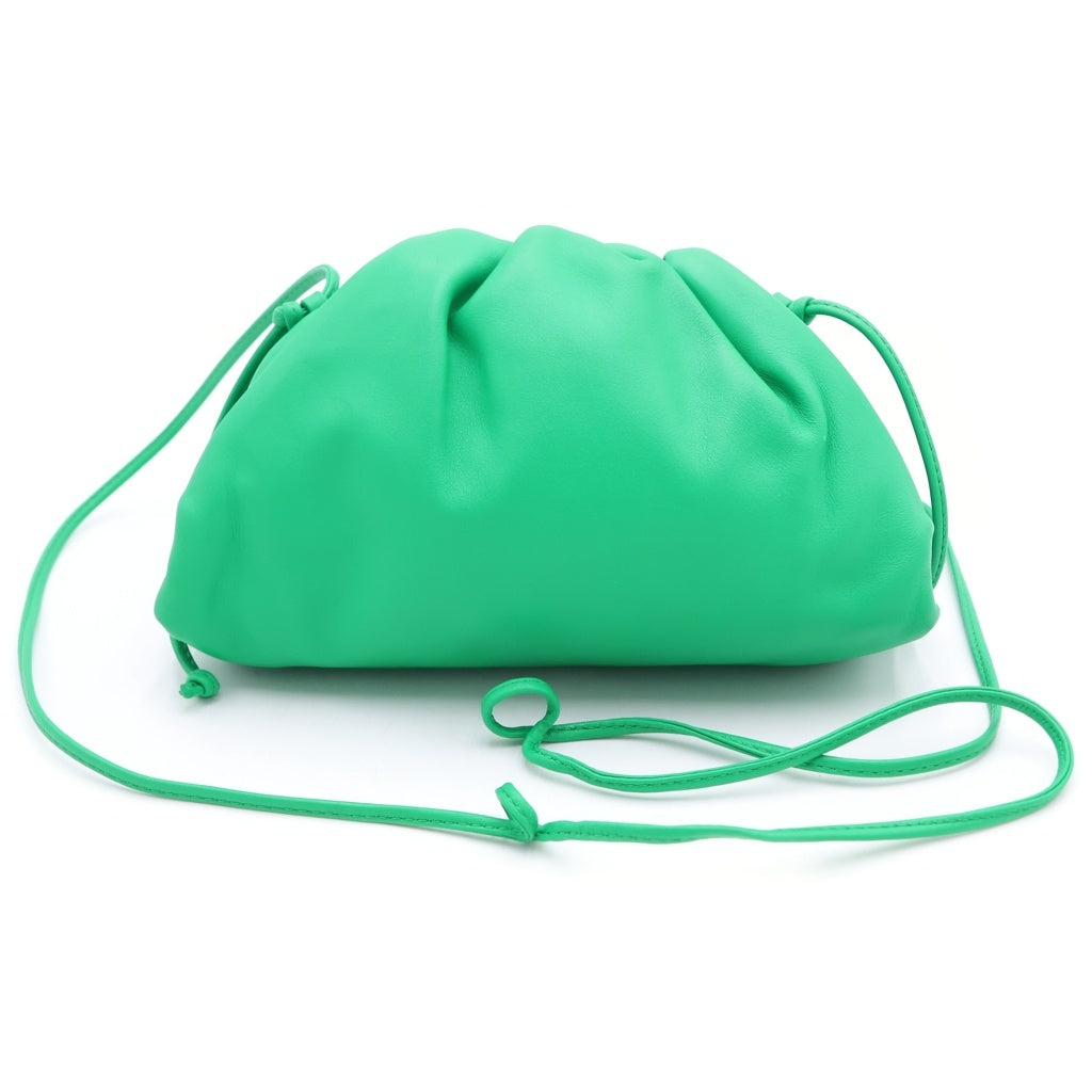 BOTTEGA VENETA(ボッテガヴェネタ) The Pouch ショルダーバッグ ミニバッグ グリーン レザー レディース