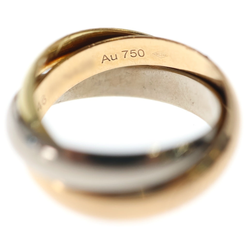 Cartier(カルティエ) トリニティ リング ピンクゴールド×ゴールド×シルバー Au750
