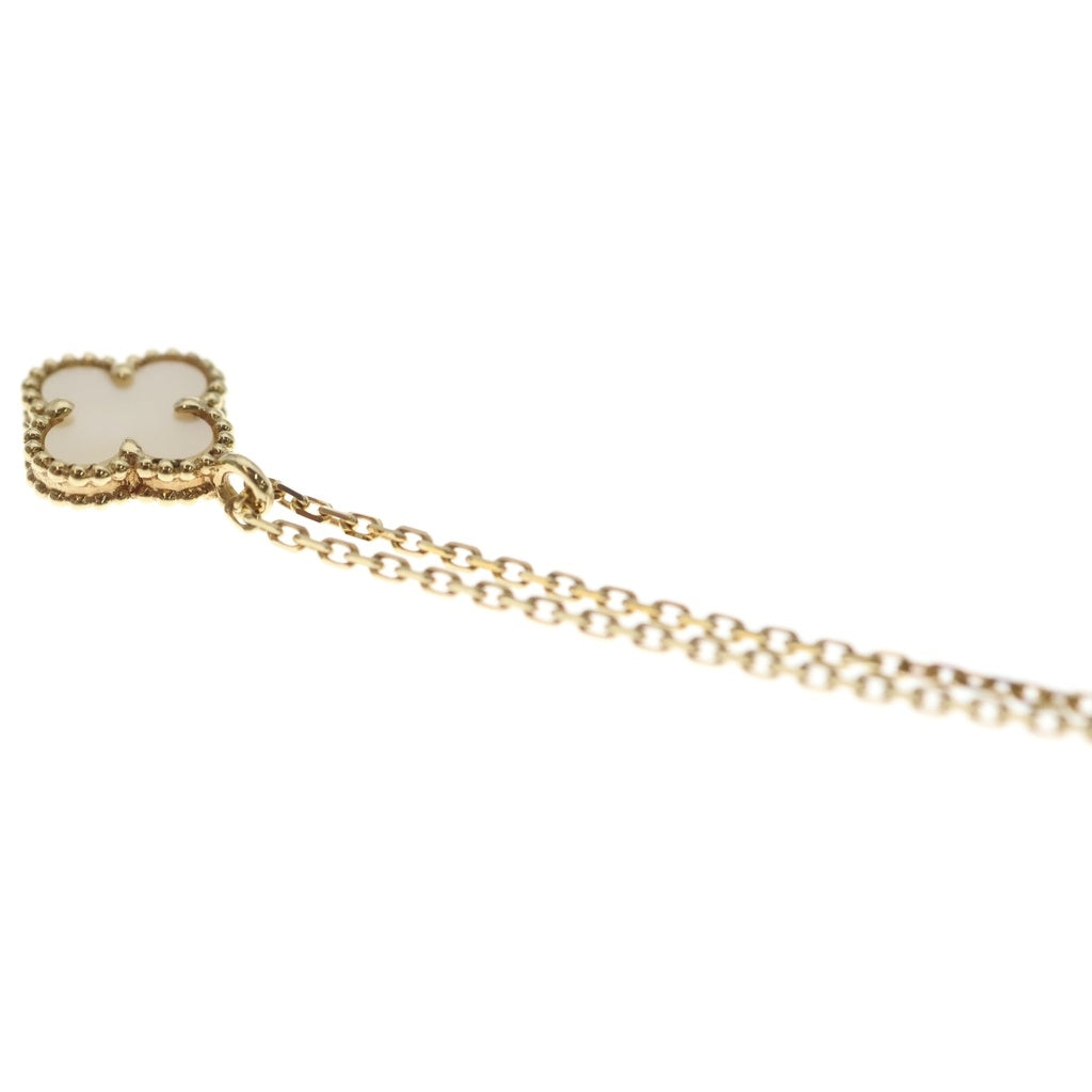 Van Cleef & Arpels(ヴァンクリーフアンドアーペル) スウィートアルハンブラ マザーオブパール Au750 K18YG ネックレス VCARF69100 イエローゴールド レディース