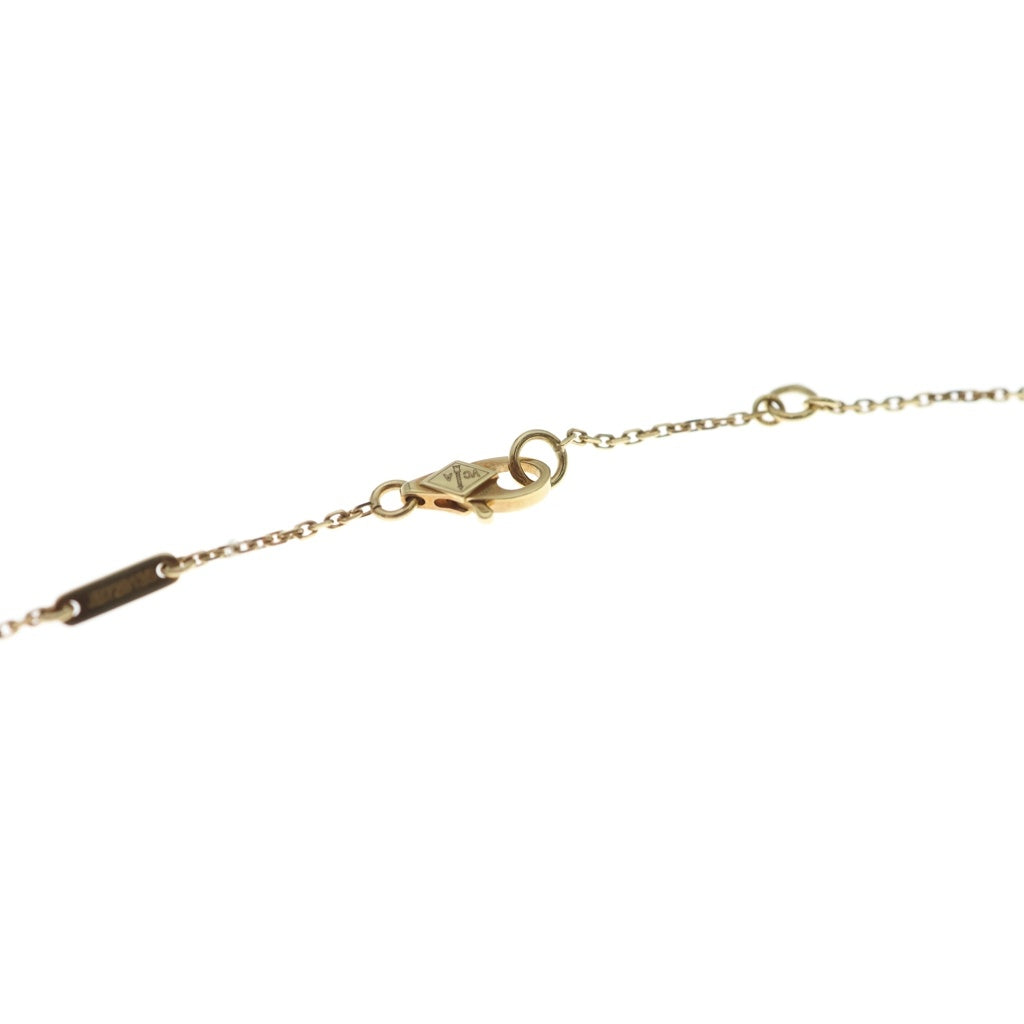 Van Cleef & Arpels(ヴァンクリーフアンドアーペル) スウィートアルハンブラ マザーオブパール Au750 K18YG ネックレス VCARF69100 イエローゴールド レディース