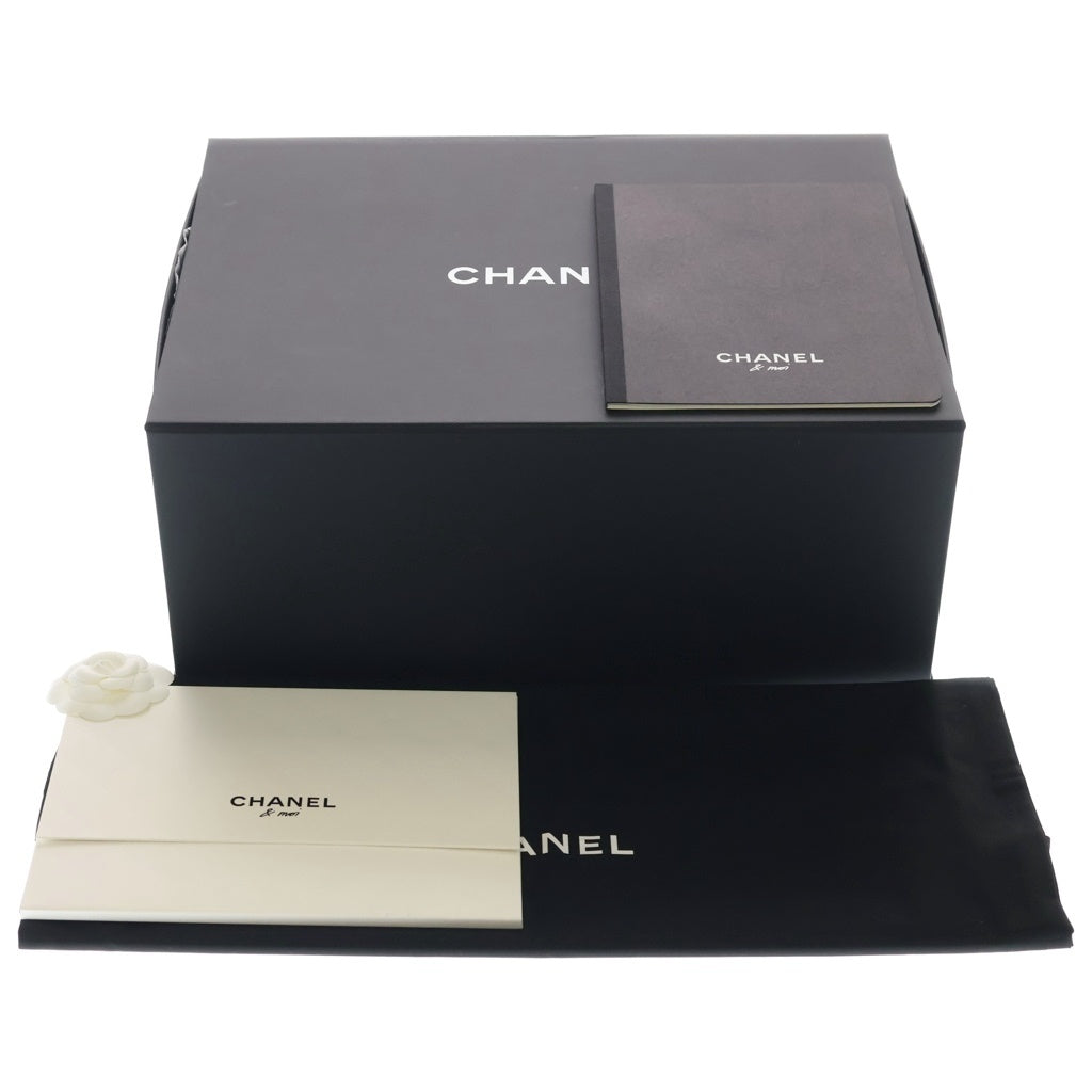 CHANEL(シャネル) デカマトラッセ40 チェーンショルダーバッグ ブラック レザー ゴールド金具 レディース