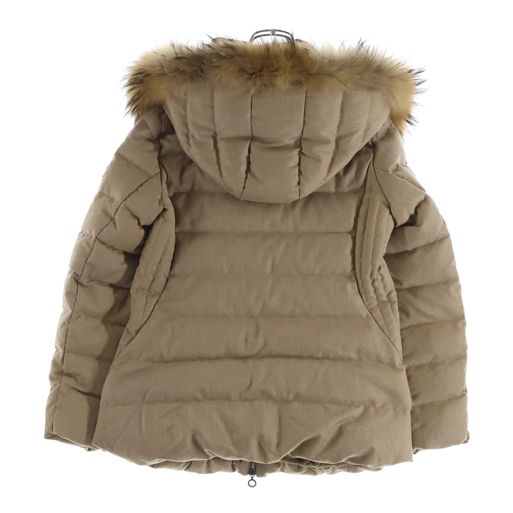 TATRAS(タトラス) LAVIANA DOWN JACKET ラヴィアナ ダウンジャケット ファー フード ウール ベージュ LTAT20A4795-D レディース