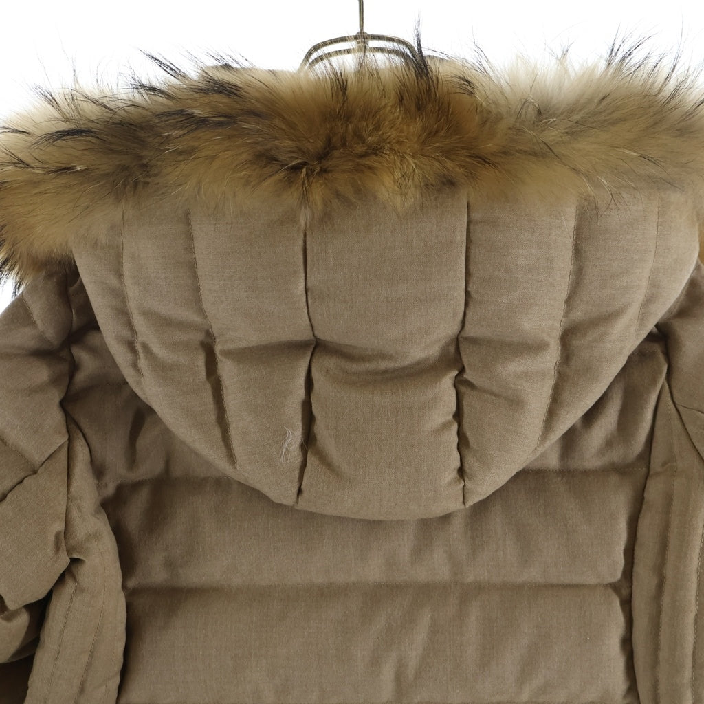 TATRAS(タトラス) LAVIANA DOWN JACKET ラヴィアナ ダウンジャケット ファー フード ウール ベージュ LTAT20A4795-D レディース
