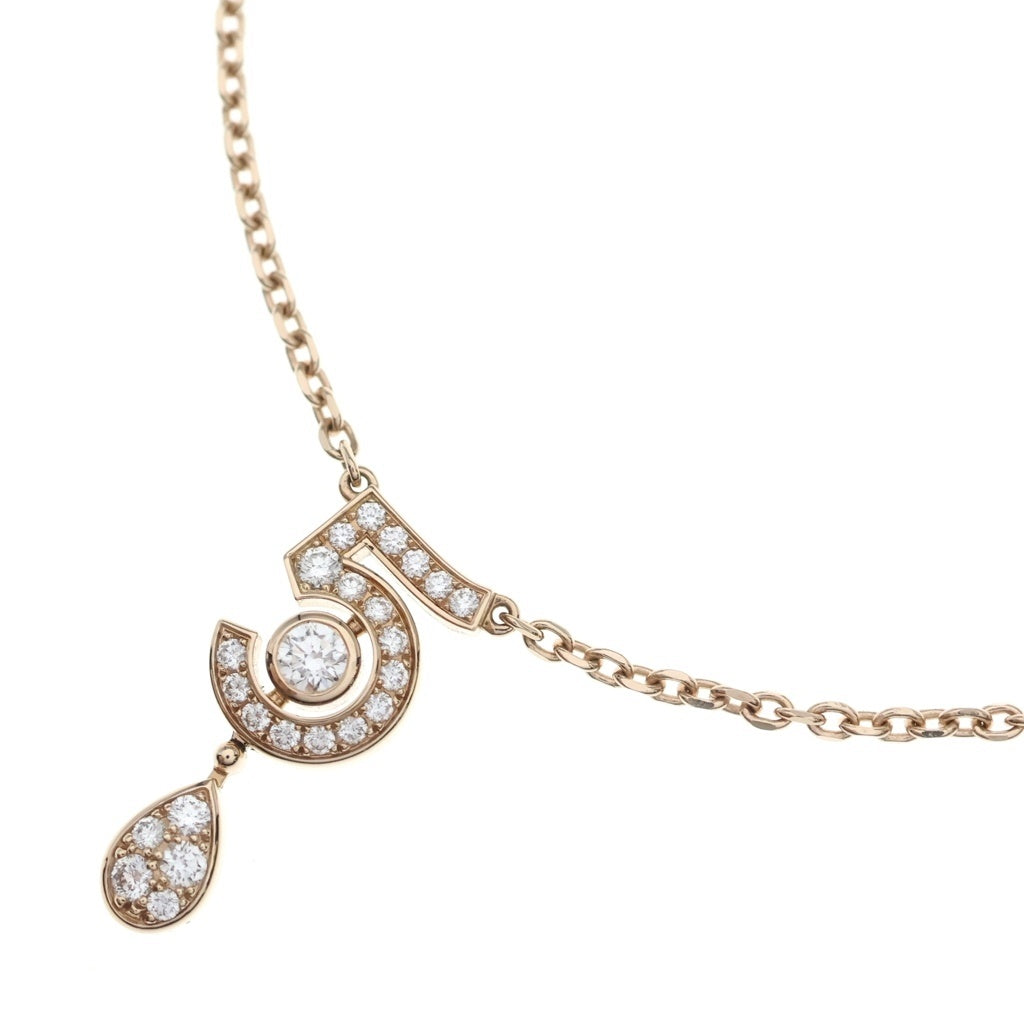 CHANEL(シャネル) エターナルシャネル N°5 ナンバーファイブ ダイヤ Au750 K18PG ネックレス ピンクゴールド J12193 レディース