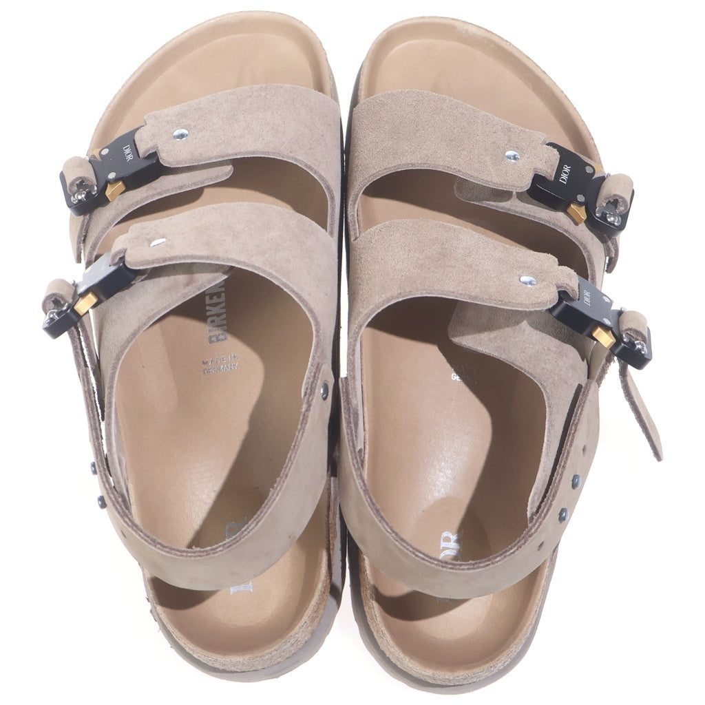 Christian Dior(クリスチャンディオール) ×BIRKENSTOCK Milano Sandal ビルケンシュトック ミラノ サンダル ブラウン