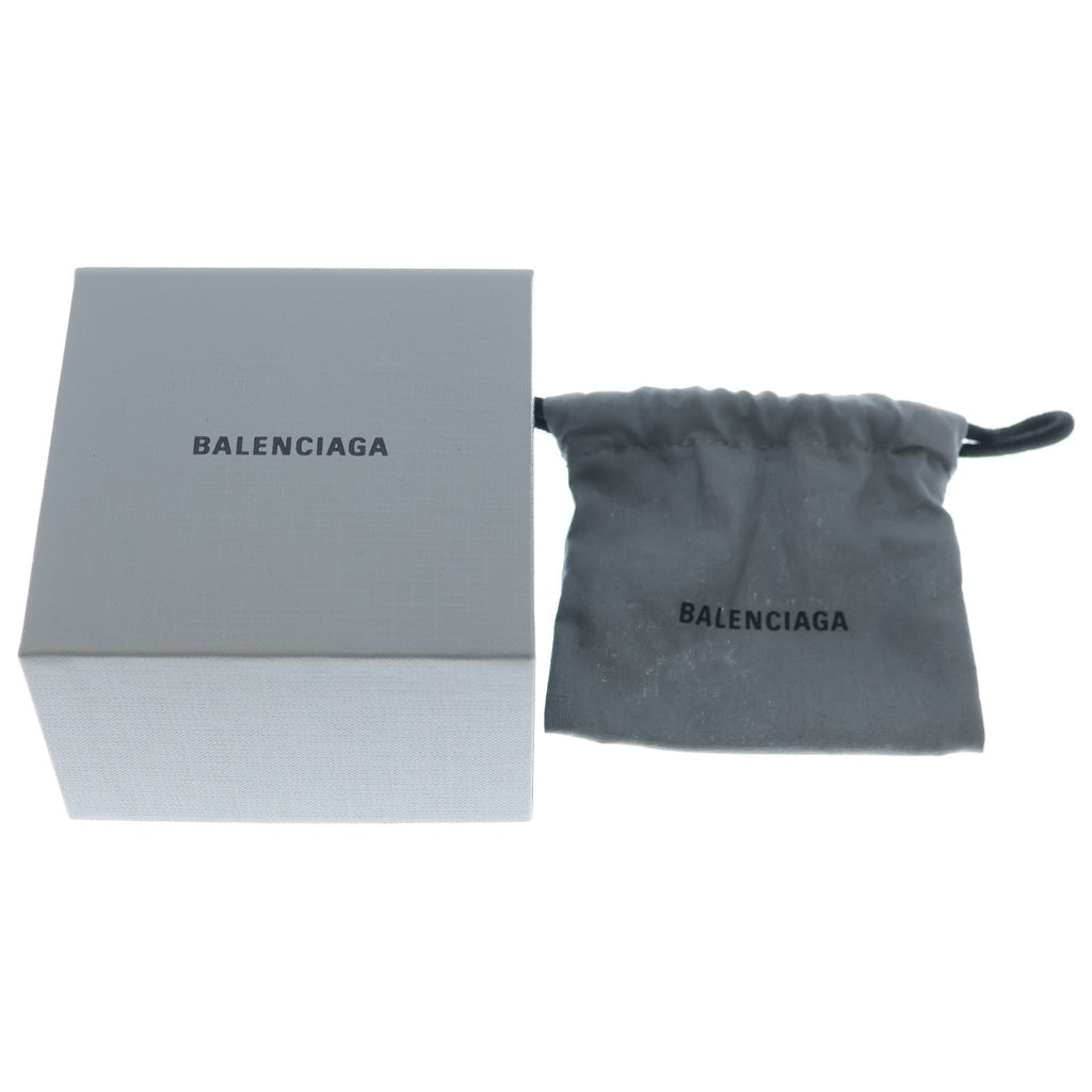 BALENCIAGA(バレンシアガ) BB ICON グルメット BBロゴ メタル チェーンネックレス #S シルバー