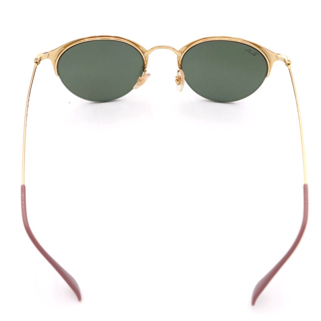 Ray Ban(レイバン) ボストンフレーム ミラーレンズ サングラス メガネ 眼鏡 アイウェア ゴールド/ブラウン RB3578 レディース