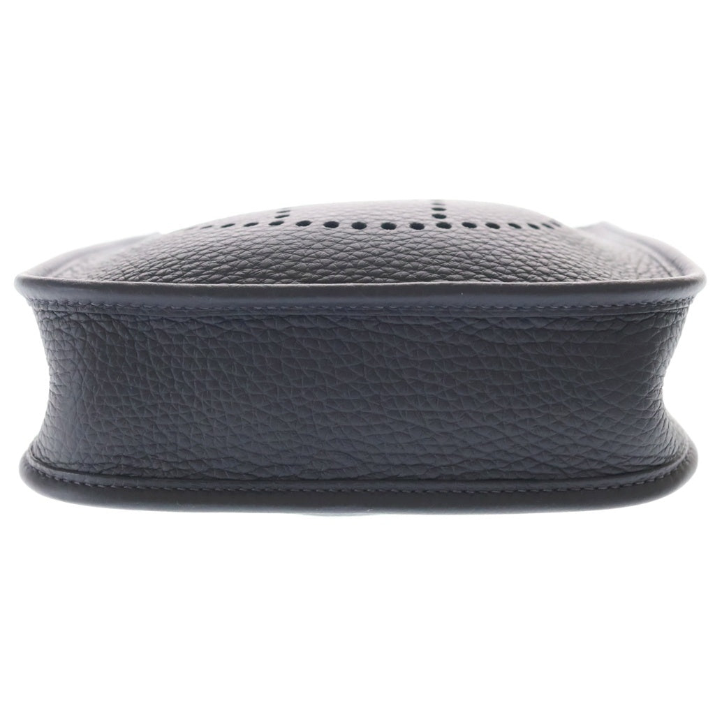 HERMES(エルメス) エブリン TPM キャバン トゴ レザー ショルダーバッグ ゴールド金具 ダークネイビー K刻印 レディース
