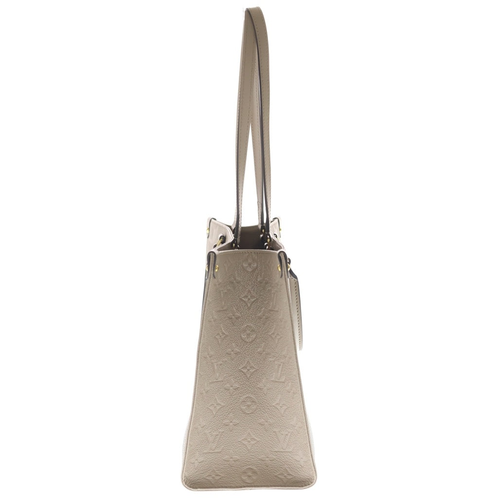 LOUIS VUITTON(ルイヴィトン) モノグラム アンプラント オンザゴーMM レザー 2WAY ハンドバッグ トートバッグ ショルダーバッグ ICタイプ トゥルトレール ベージュ系 M45607 レディース