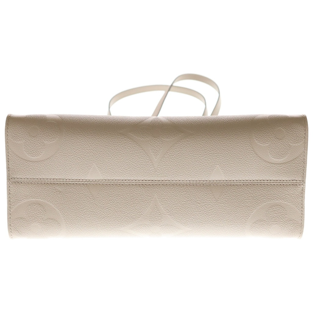 LOUIS VUITTON(ルイヴィトン) モノグラム アンプラント オンザゴーMM レザー 2WAY ハンドバッグ トートバッグ ショルダーバッグ ICタイプ トゥルトレール ベージュ系 M45607 レディース