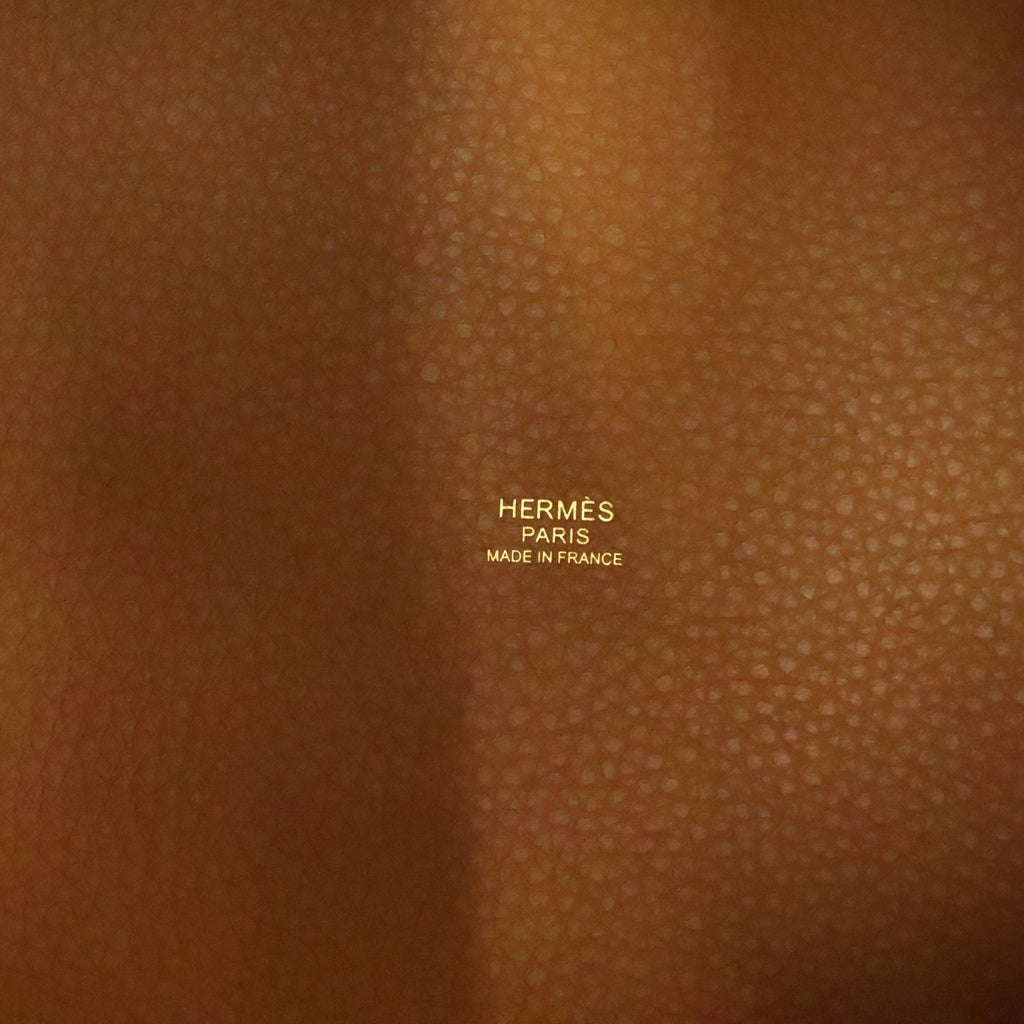 HERMES(エルメス) ピコタンロックMM トリヨンクレマンス ゴールド金具 ハンドバッグ W刻印 ゴールド レディース