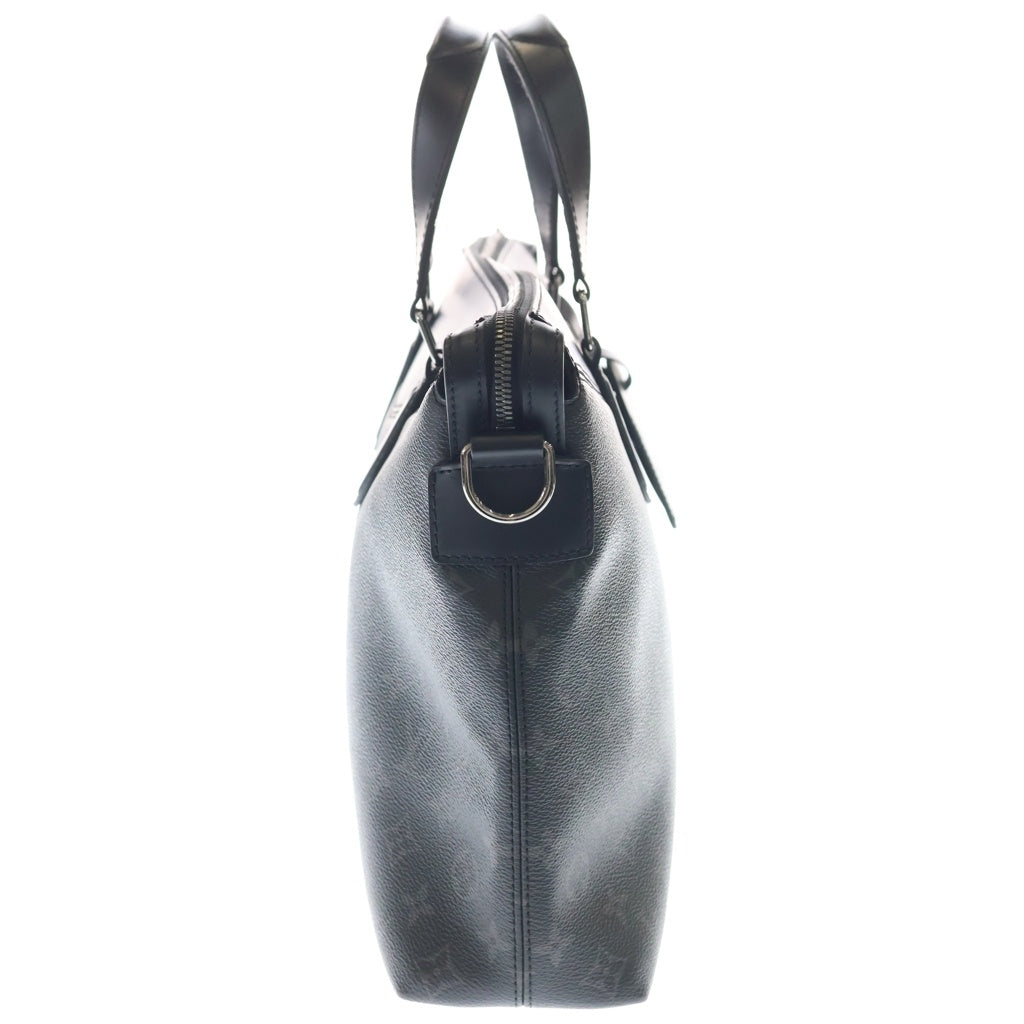 LOUIS VUITTON(ルイヴィトン) モノグラム エクリプス ブリーフケース エクスプローラー PVC レザー 2WAY ハンドバッグ ショルダーバッグ ブラック M40566 レディース