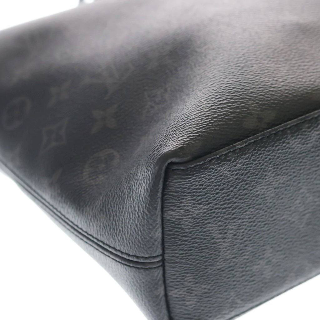 LOUIS VUITTON(ルイヴィトン) モノグラム エクリプス ブリーフケース エクスプローラー PVC レザー 2WAY ハンドバッグ ショルダーバッグ ブラック M40566 レディース