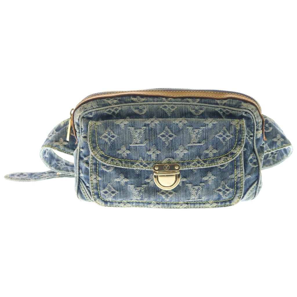 LOUISVUITTON　ルイ・ヴィトン　デニム　バムバッグ（ウエストポーチ） LOUIS VUITTON(ルイヴィトン) モノグラム デニム バムバッグ ウエスト