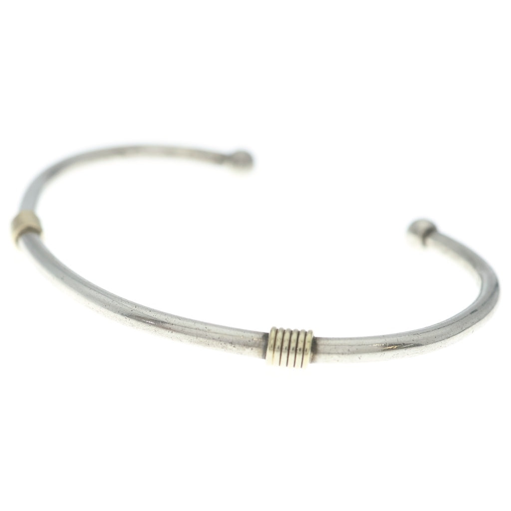 TIFFANY & Co.(ティファニー) バンドウィズ バングル ブレスレット Ag925/K18YG シルバー/イエローゴールド