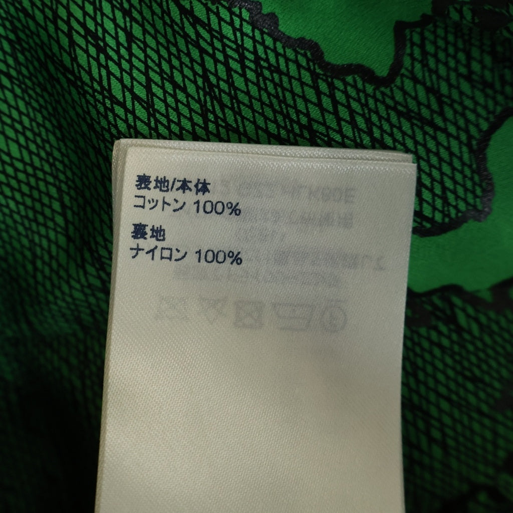 LOUIS VUITTON(ルイヴィトン) 2021年秋冬コレクション ファー フードロングジャケット コート ブラック×グリーン #50 RM212 GZ2 HLK80W