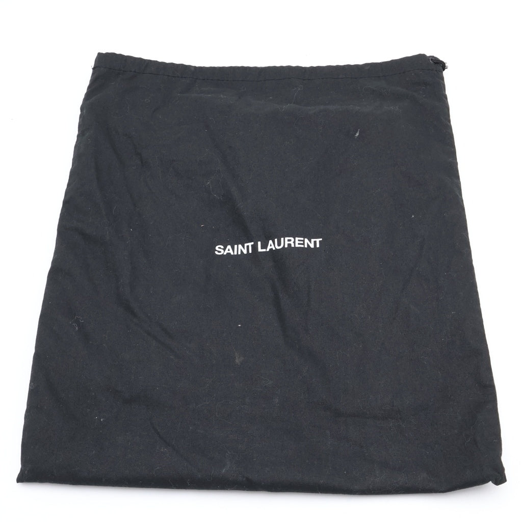 SAINT LAURENT PARIS(サンローランパリ) カサンドラミニ レザー 2WAYハンドバッグ ショルダーバッグ アイボリー レザー 602716 ゴールド金具 レディース