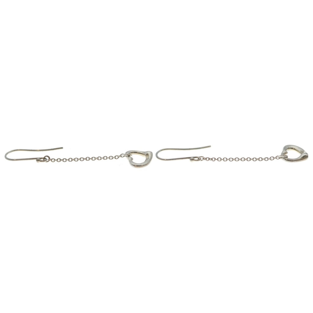 TIFFANY & Co.(ティファニー) オープン ハート エルサ・ペレッティ ドロップ ピアス 両耳 SV925 シルバー レディース