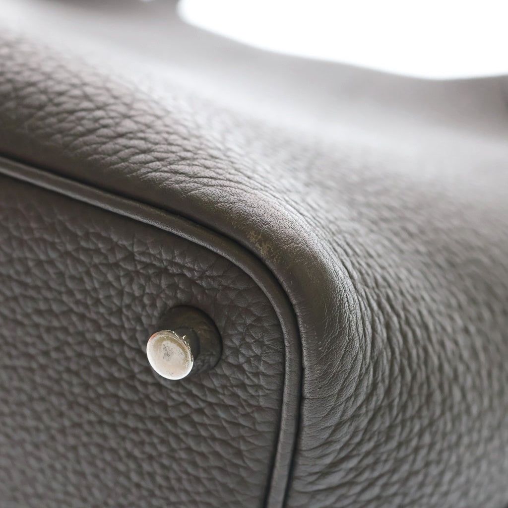 HERMES(エルメス) ピコタンロックPM グリメイヤー トリヨン SV金具 U刻印 箱 レディース