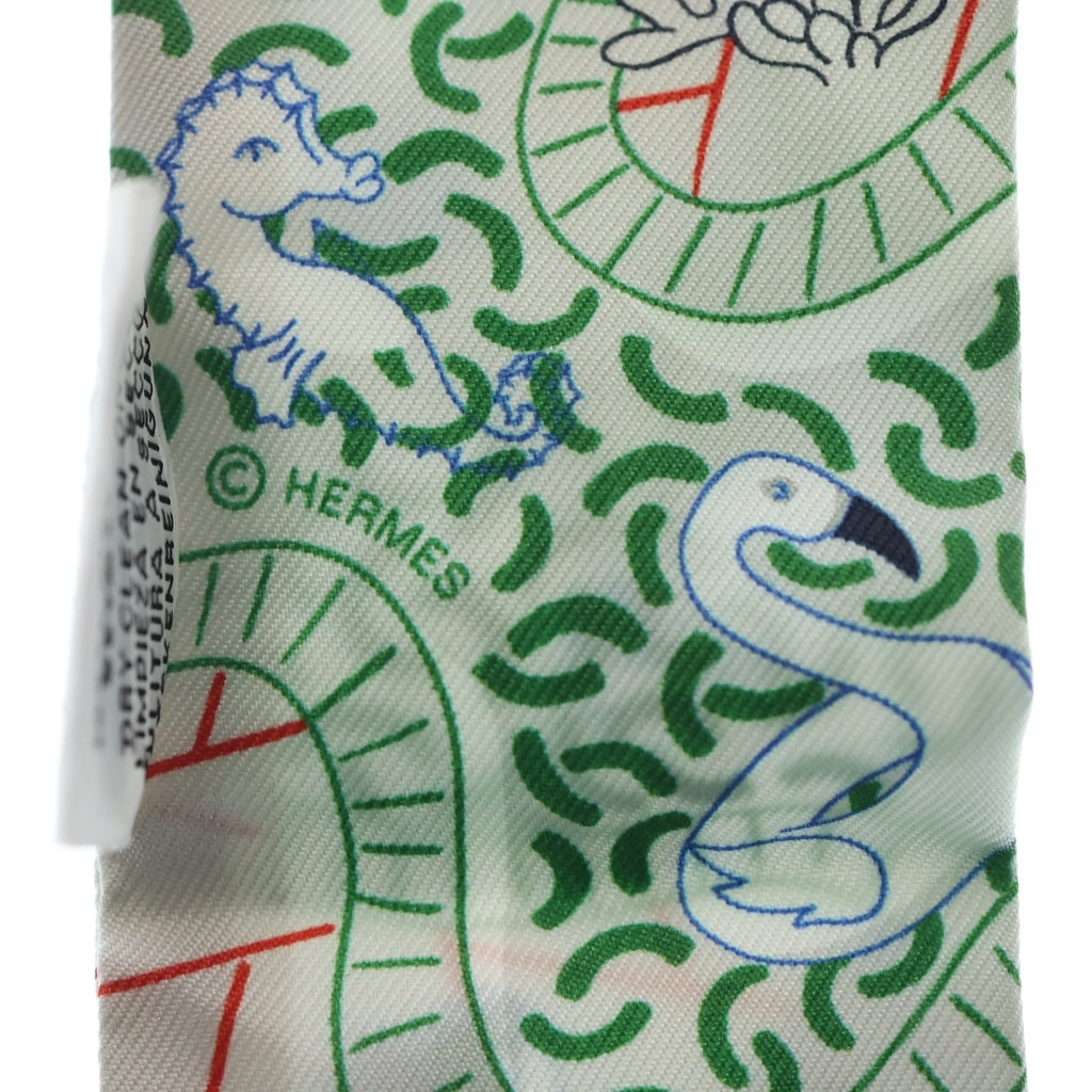 HERMES(エルメス) ツイリー スプラッシュパーク シルクスカーフ グレー レディース