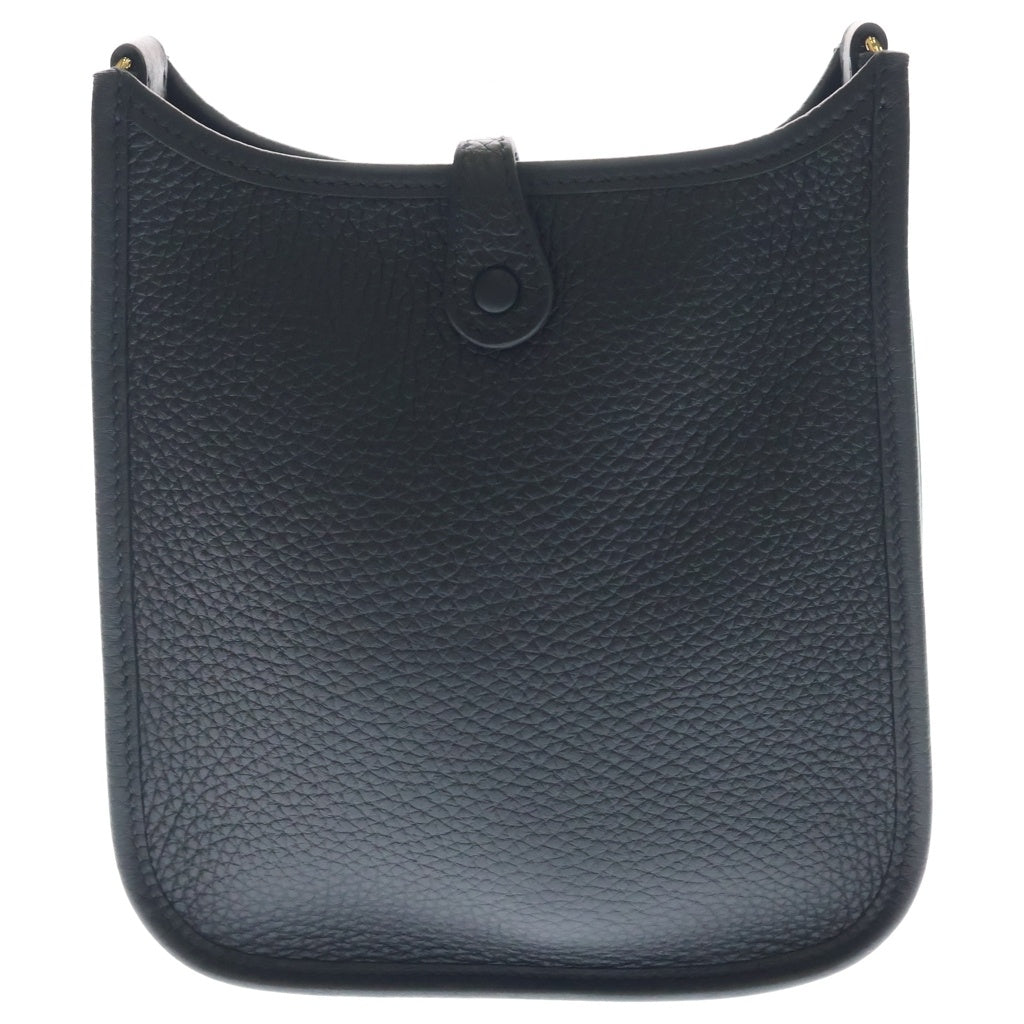 HERMES(エルメス) エブリンTPM ノワール トリヨンクレマンス レザー ショルダーバッグ ゴールド金具 ブラック G刻印 レディース