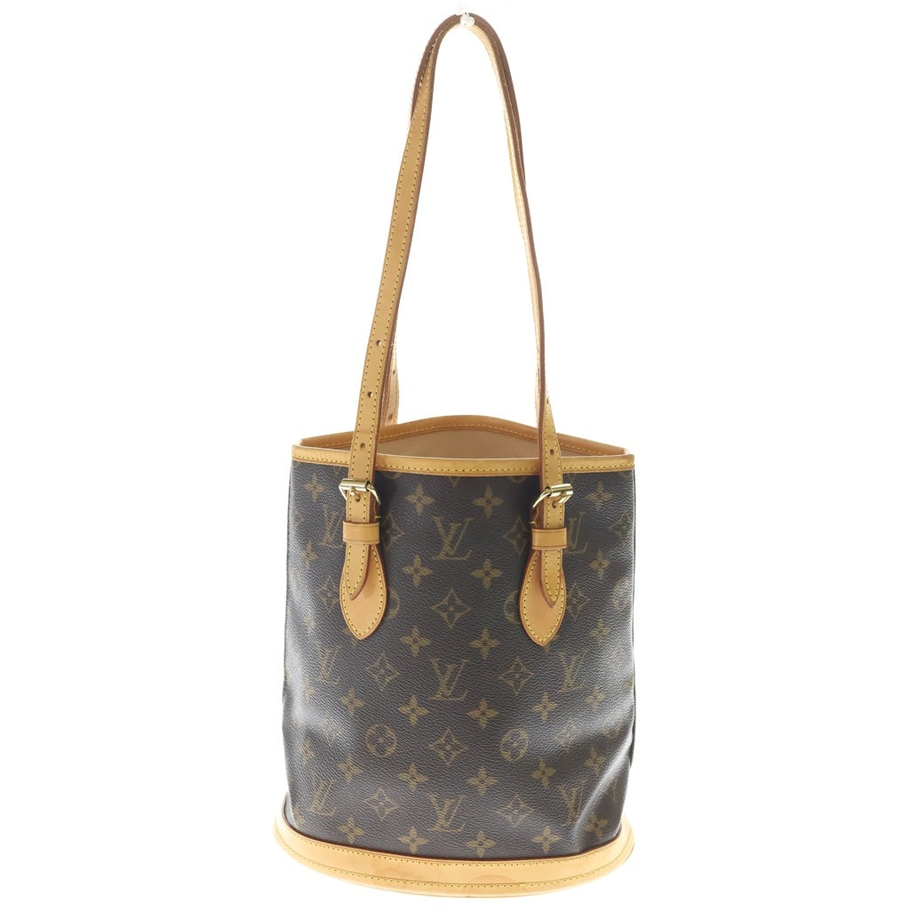 LOUIS VUITTON(ルイヴィトン) モノグラム バケットPM PVC レザー ショルダーバッグ ブラウン M42238 レディース