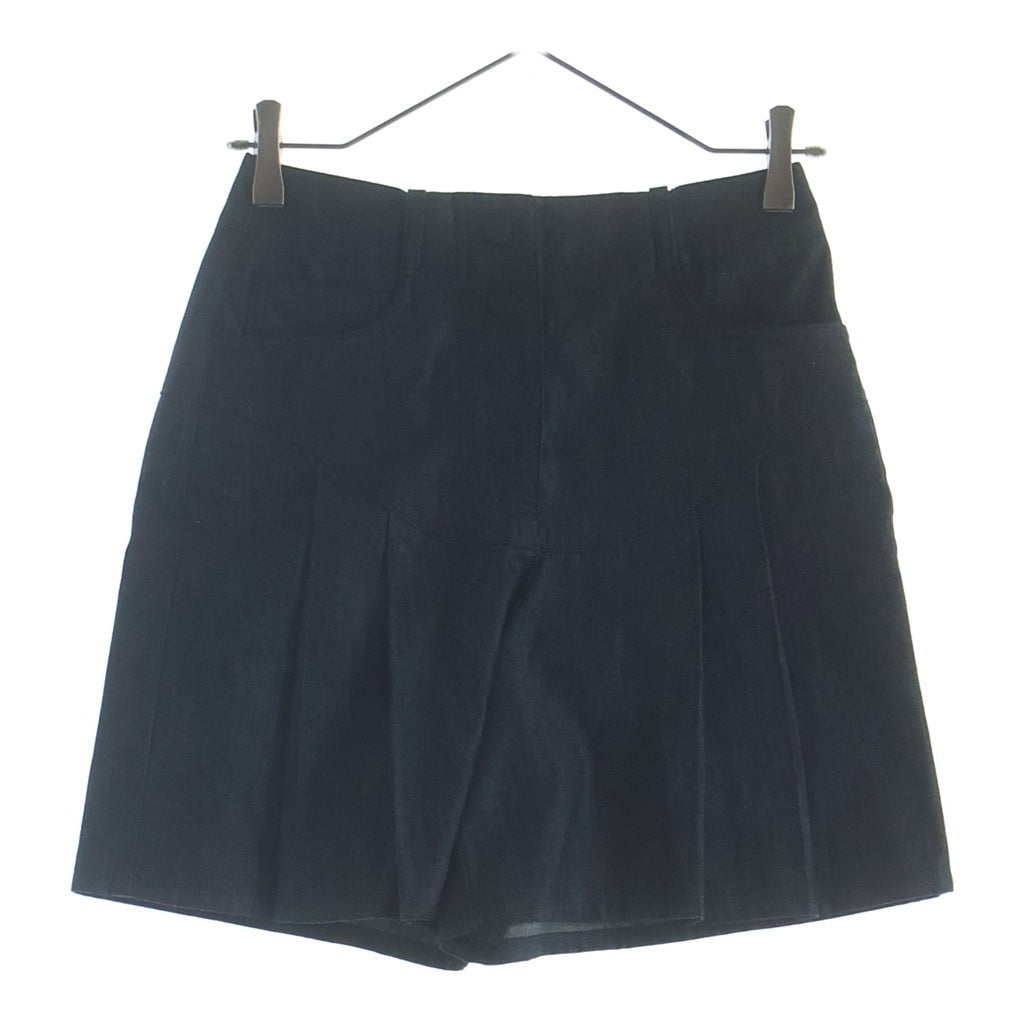 FENDI(フェンディ) クロップド ボンバージャケット スカート セットアップ ブラック デニム #36 レディース