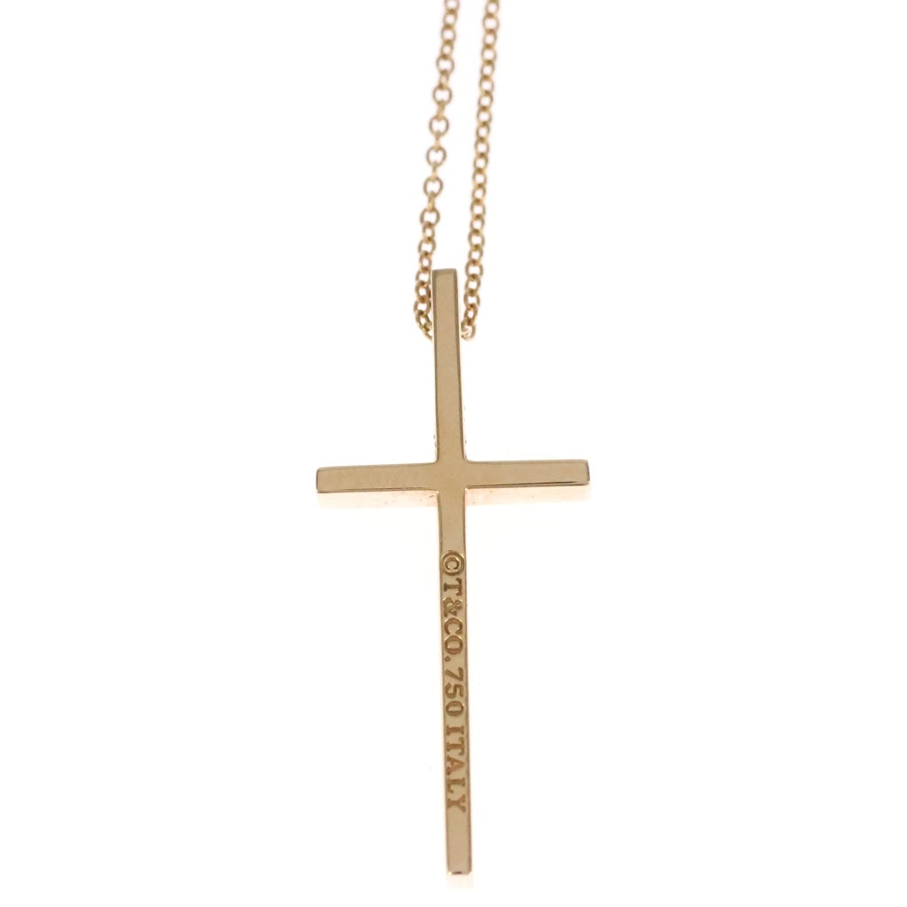 TIFFANY & Co.(ティファニー) クロス 十字 Au750 K18YG ネックレス イエローゴールド レディース