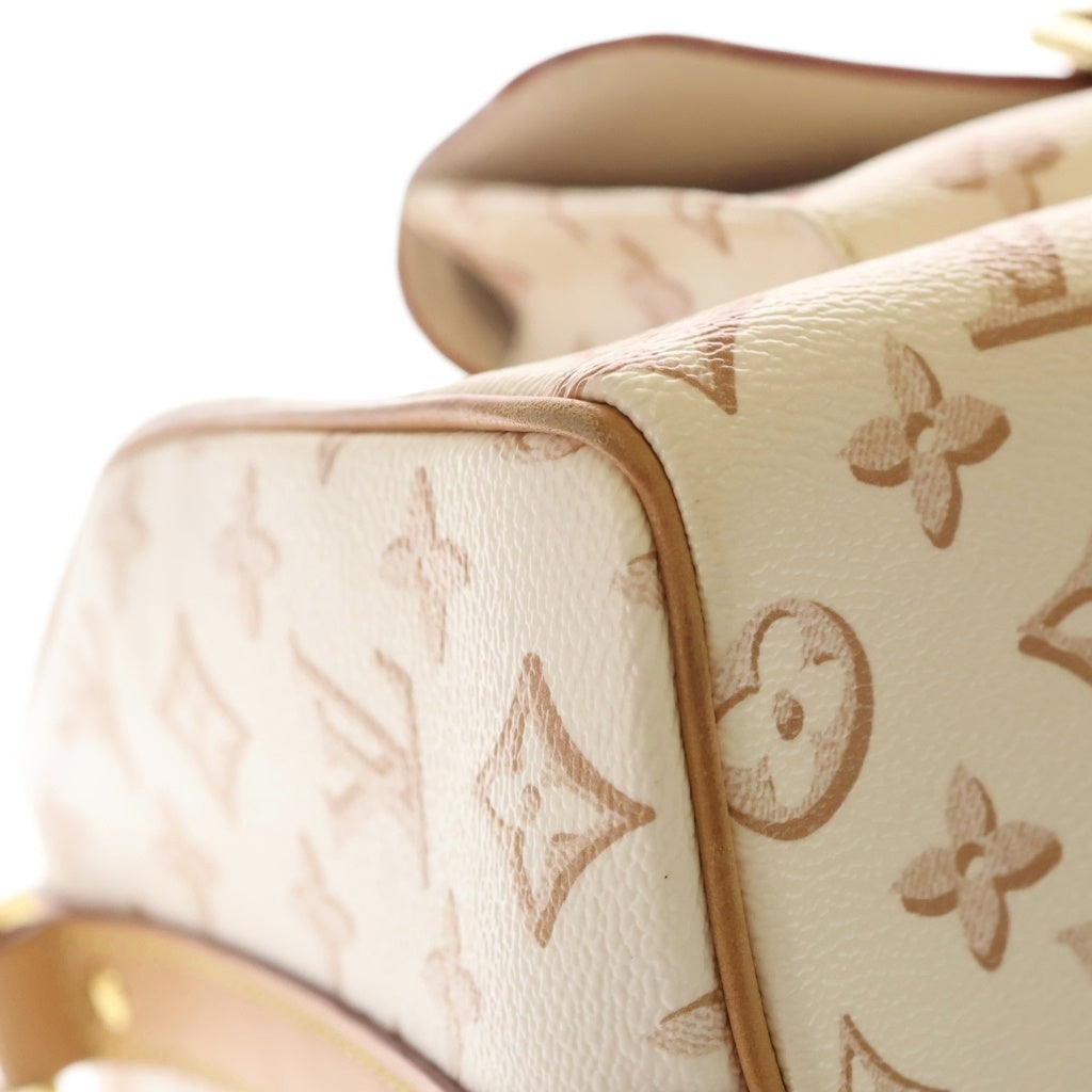 LOUIS VUITTON(ルイヴィトン) モノグラム スピーディバンドリエール25 フォールフォーユー ハンド ショルダーバッグ PVC レザー ホワイト/ブラウン M20919 RFID レディース