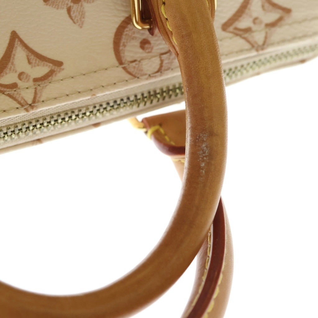 LOUIS VUITTON(ルイヴィトン) モノグラム スピーディバンドリエール25 フォールフォーユー ハンド ショルダーバッグ PVC レザー ホワイト/ブラウン M20919 RFID レディース