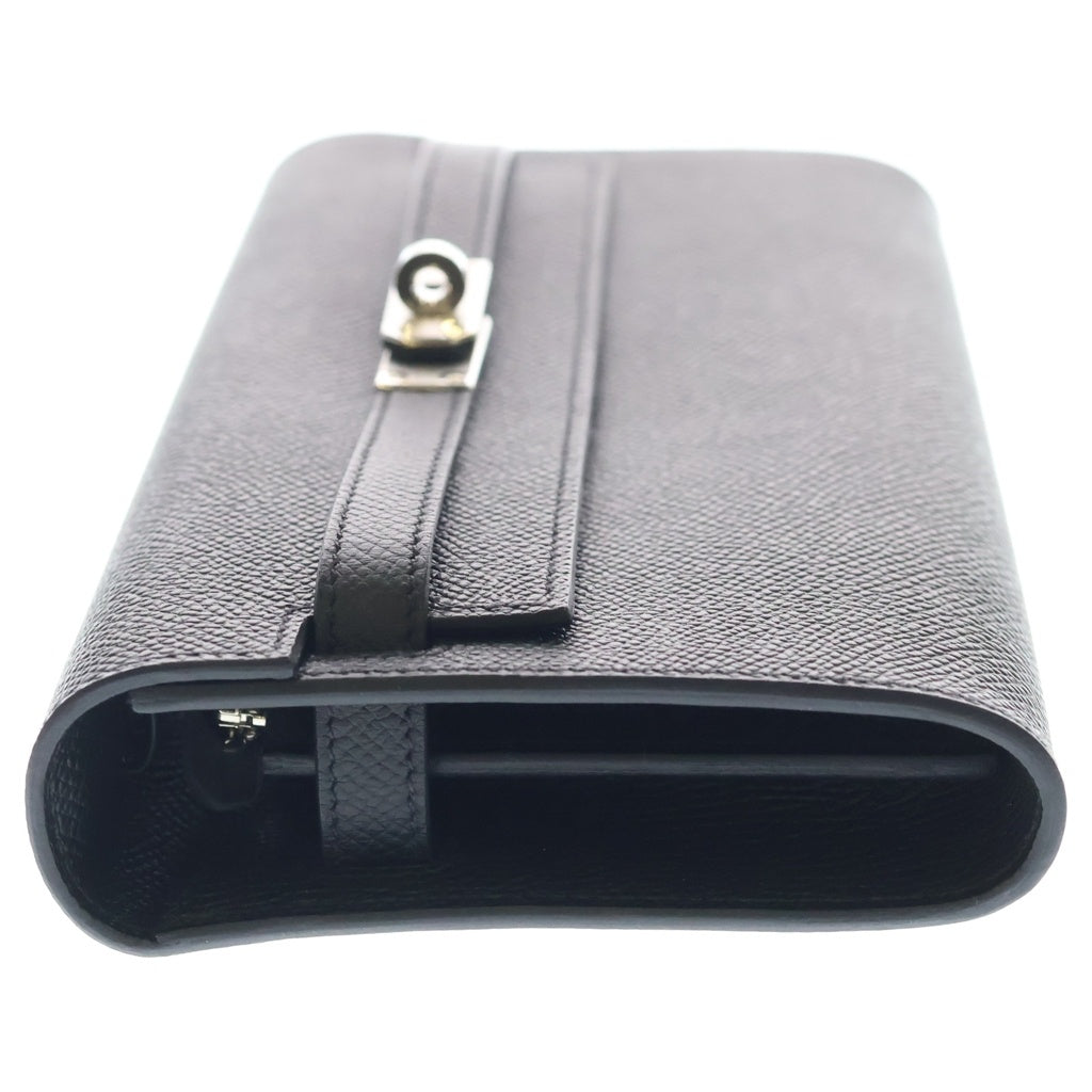 HERMES(エルメス) ケリートゥーゴー エプソン シルバー金具 ショルダーバッグ W刻印 ノワール レディース