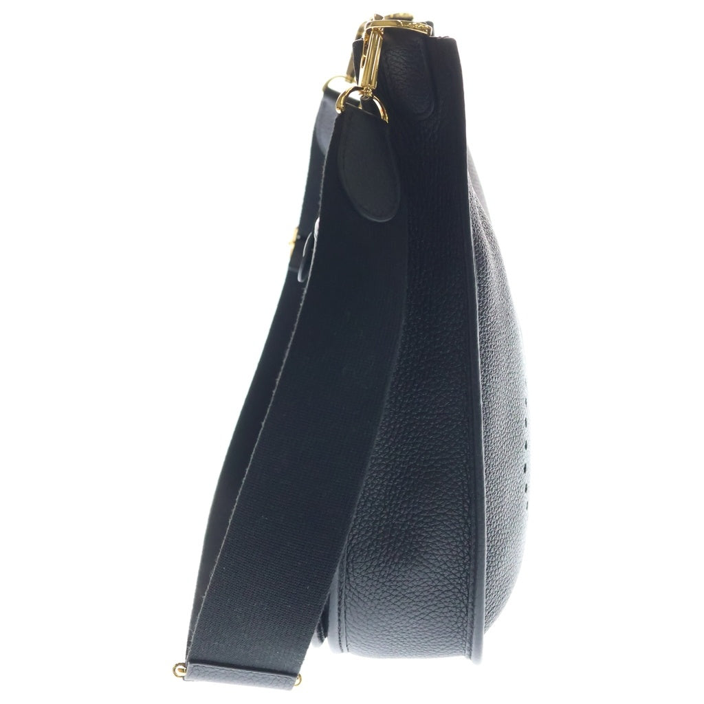 HERMES(エルメス) エブリンPM トリヨンクレマンス ゴールド金具 ショルダーバッグ U刻印 ノワール ブラック レディース