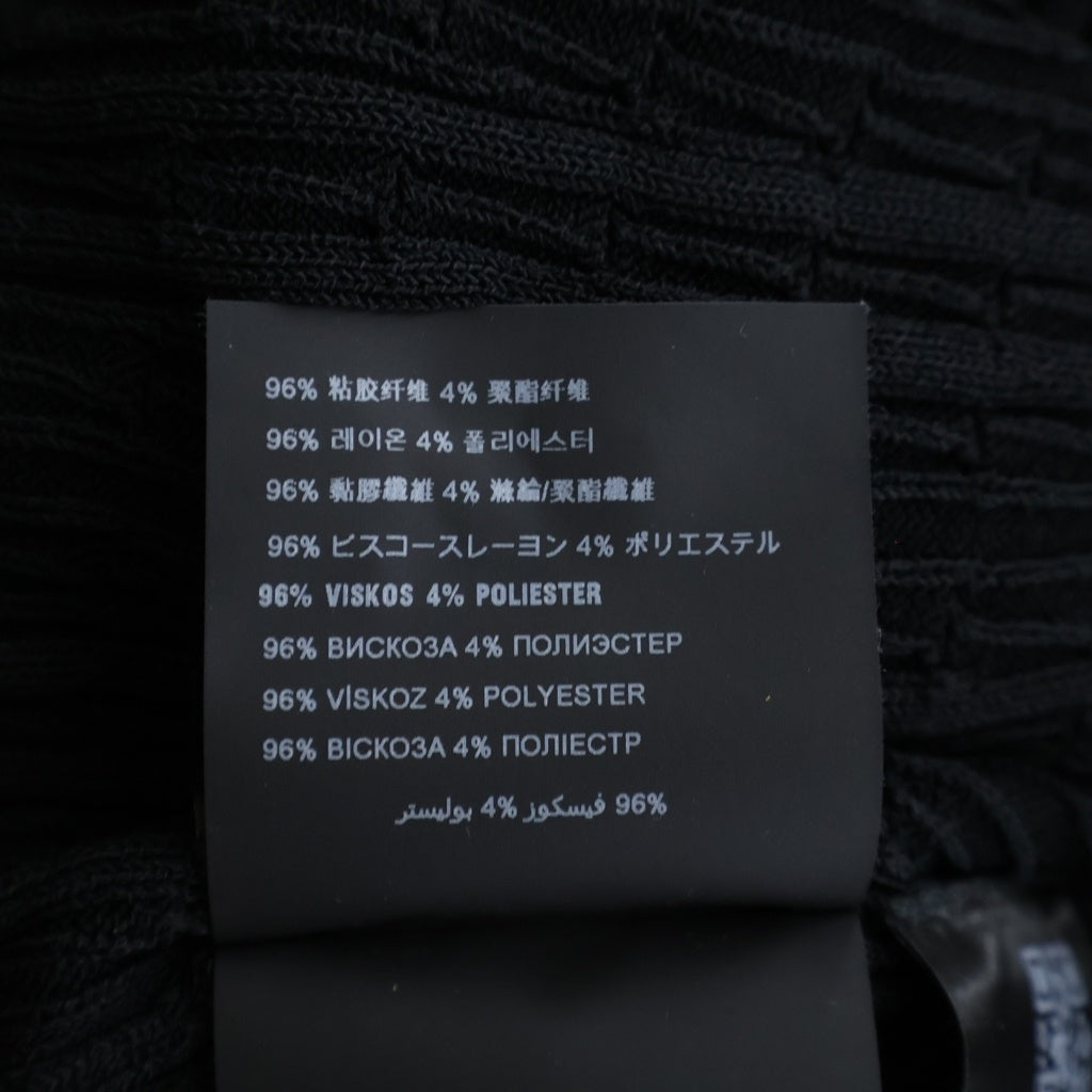 PRADA(プラダ) ノースリーブニットワンピース ドレス ビスコースレーヨン ポリエステル ブラック 23937 レディース