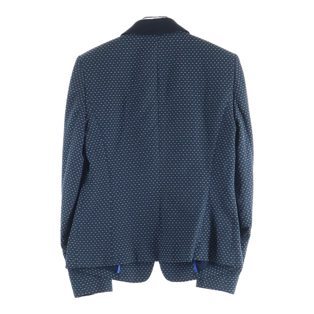 Armani Exchange(アルマーニ エクスチェンジ) ポリエステル コットン ドット柄 1Bテーラードジャケット グリーン系 レディース