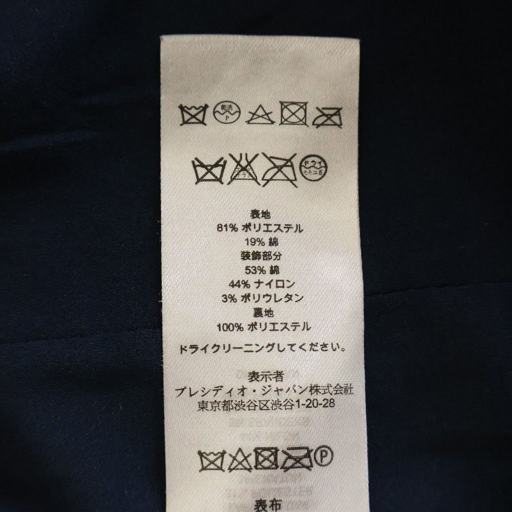 Armani Exchange(アルマーニ エクスチェンジ) ポリエステル コットン ドット柄 1Bテーラードジャケット グリーン系 レディース