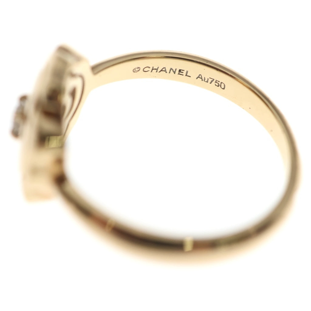 CHANEL(シャネル) カメリア 1PD ダイヤモンド Au750 K18PG リング 指輪 #48 ピンクゴールド レディース