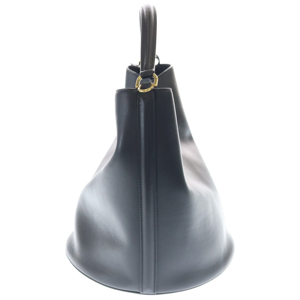 CELINE(セリーヌ) バケット セーズ 2WAYハンドバッグ ショルダーバッグ ブラック レザー ゴールド金具 レディース