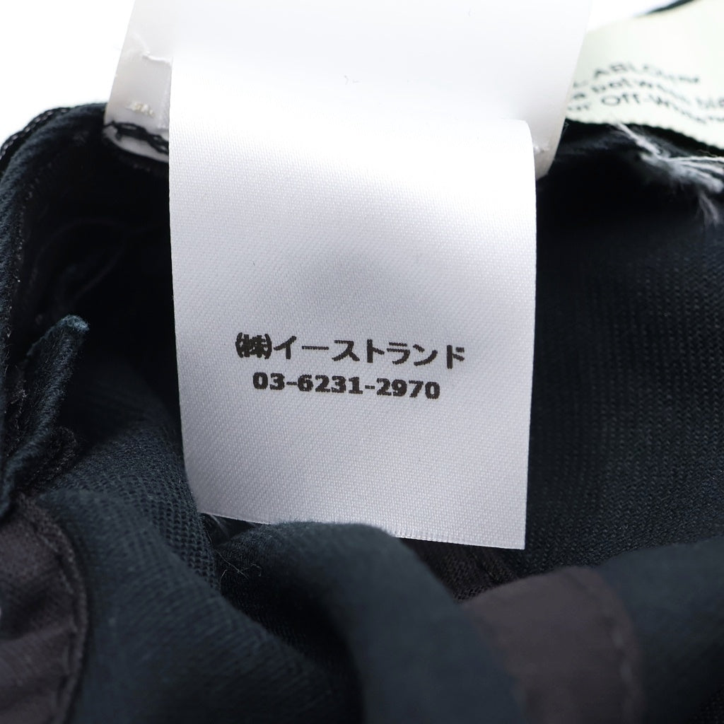 OFF-WHITE(オフホワイト) Landscape Cap ランドスケープ キャップ ベースボールキャップ 帽子 ロゴプリント コットン ブラック OMLB020G19400005