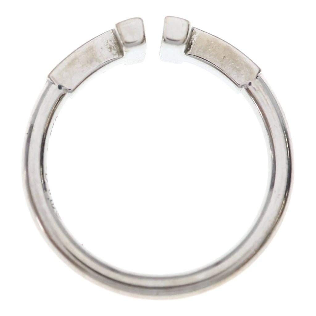 TIFFANY & Co.(ティファニー) Tワイヤー リング ホワイトゴールド Au750WG #8 レディース