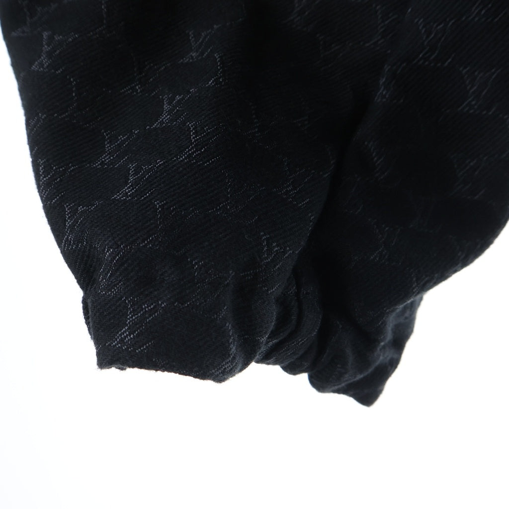LOUIS VUITTON(ルイヴィトン) 24AW LVロゴ コットン×ポリエステル デニムジャケット アウター #48 ブラック RM242MM