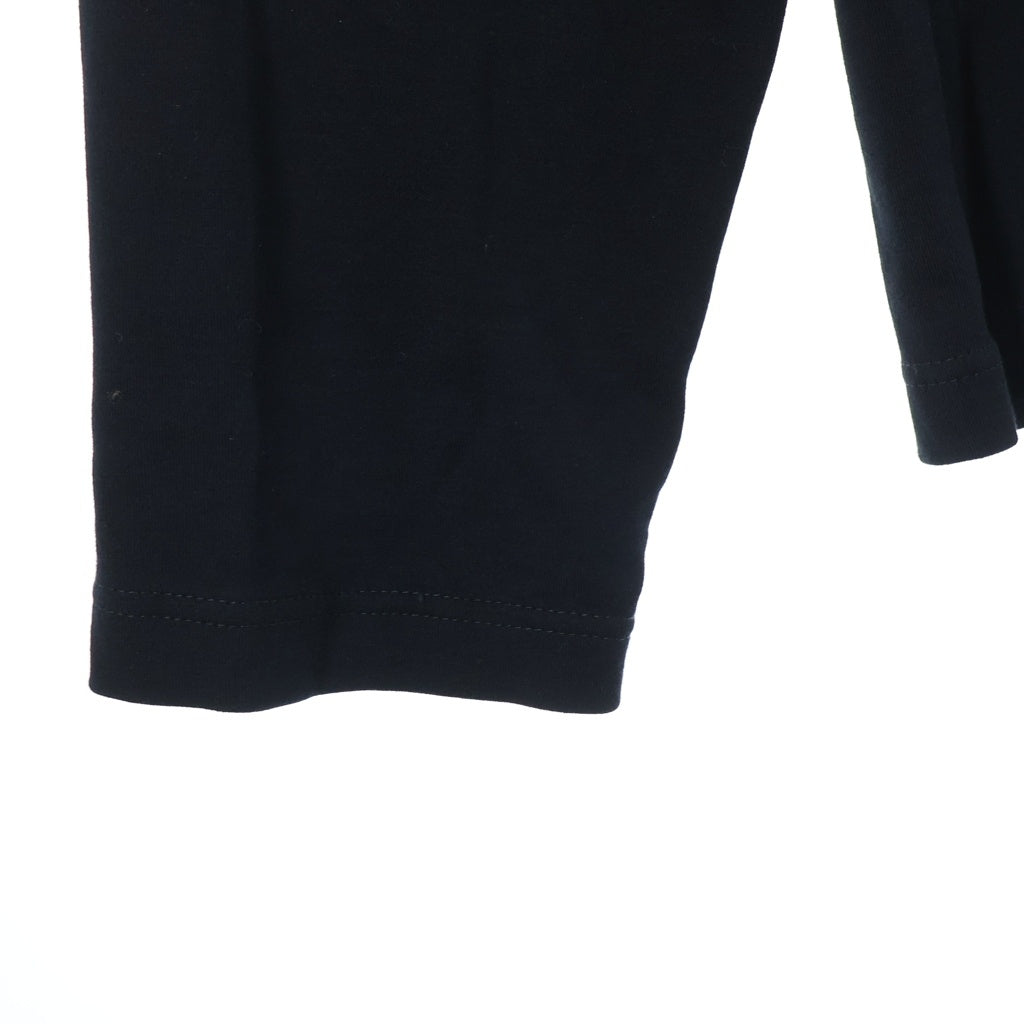 Berluti(ベルルッティ) バックレザーパッチディテール ロングスリーブTシャツ カットソー 長袖 ブラック R25JRL85JAEK