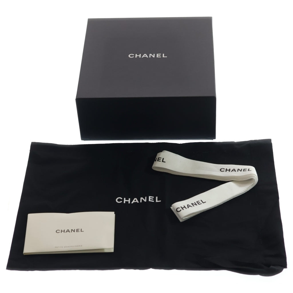 CHANEL(シャネル) ミニマトラッセ15 チェーンショルダーバッグ ミニバッグ ブラック キャビアスキン ゴールド金具 レディース