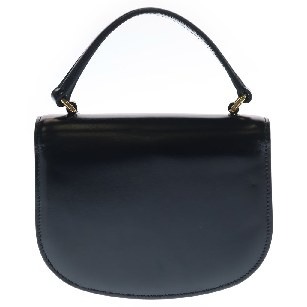 CELINE(セリーヌ) ミニ ブザス クレア 2WAYバッグ ハンドバッグ ショルダーバッグ ブラック レザー ゴールド金具 レディース