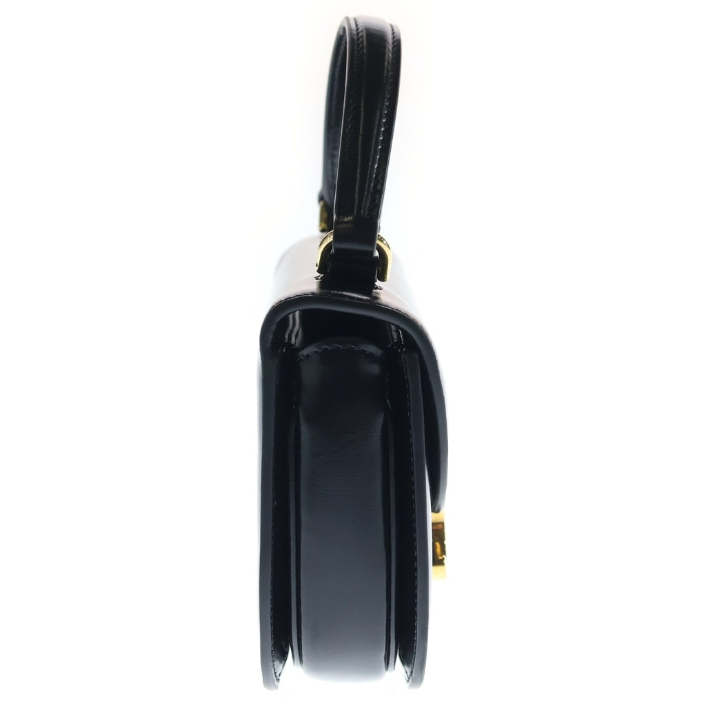 CELINE(セリーヌ) ミニ ブザス クレア 2WAYバッグ ハンドバッグ ショルダーバッグ ブラック レザー ゴールド金具 レディース