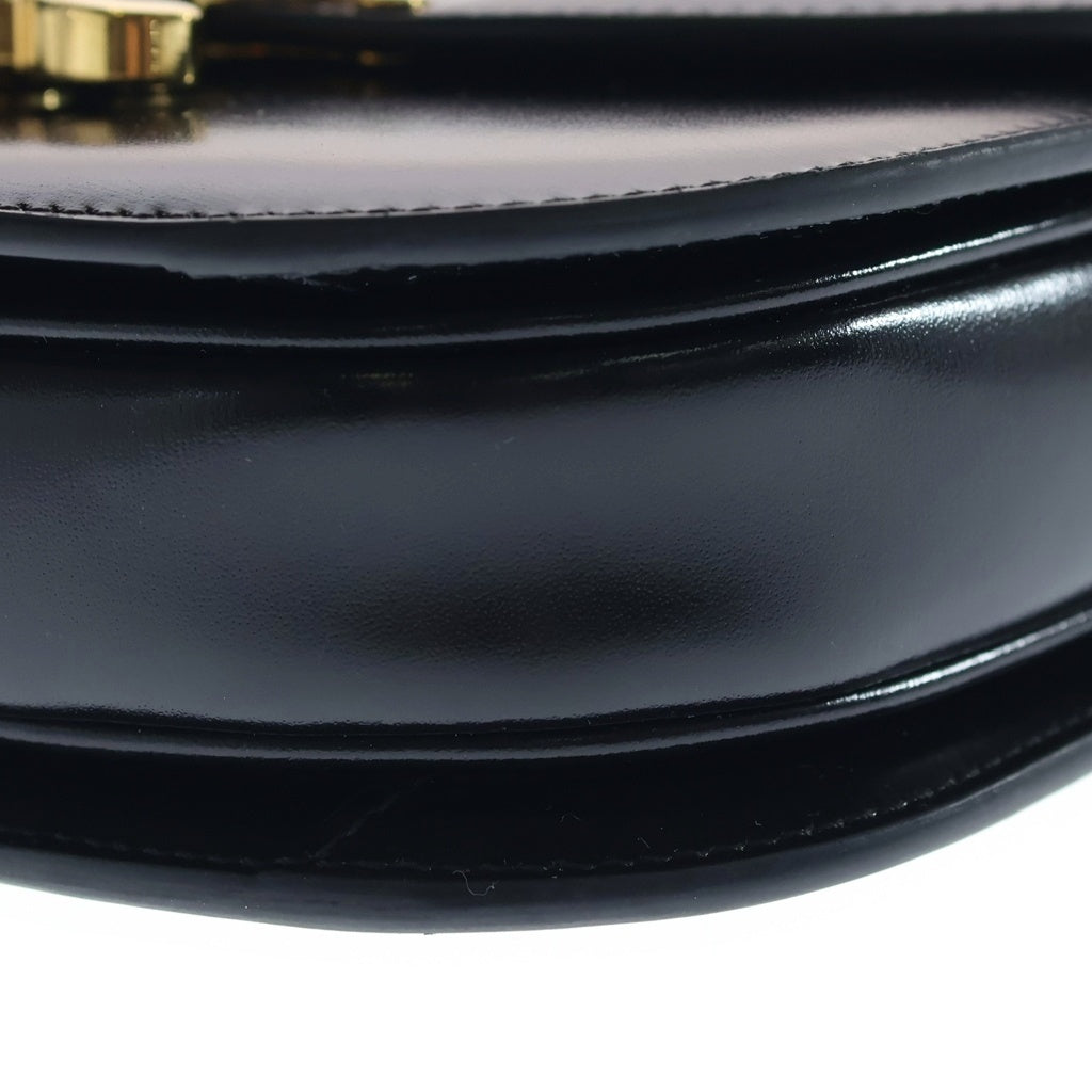 CELINE(セリーヌ) ミニ ブザス クレア 2WAYバッグ ハンドバッグ ショルダーバッグ ブラック レザー ゴールド金具 レディース