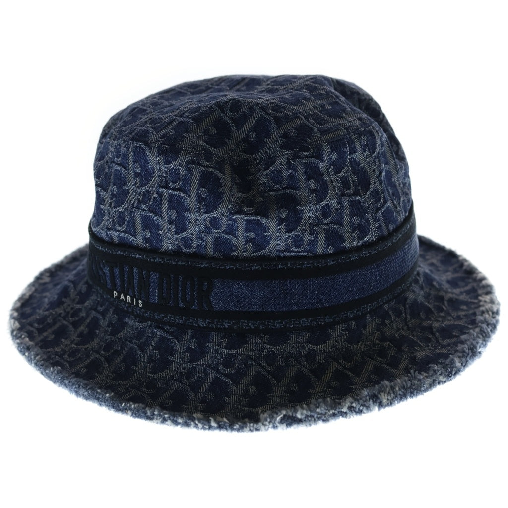 Christian Dior(クリスチャンディオール) D-BOBBY Bucket Hat ディーボビーバケットハット デニム ロゴ ブルー CPB06134EDOB